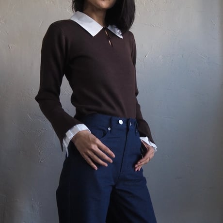 docking shirt knit tops