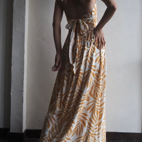 twist-front holder maxi dress
