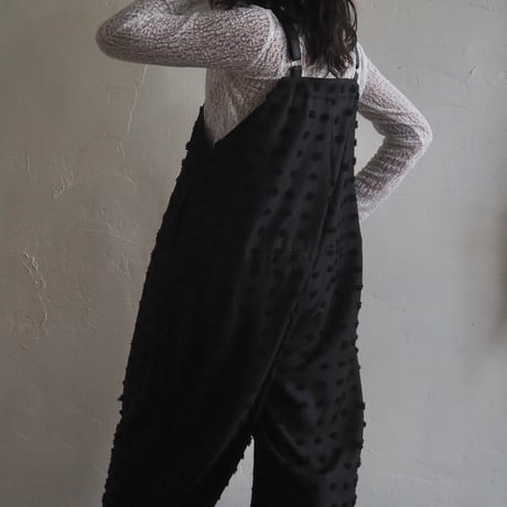 dotted dobby jumpsuit