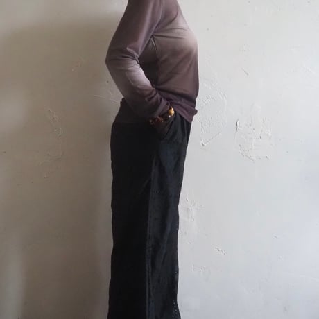 patchwork stitch pants