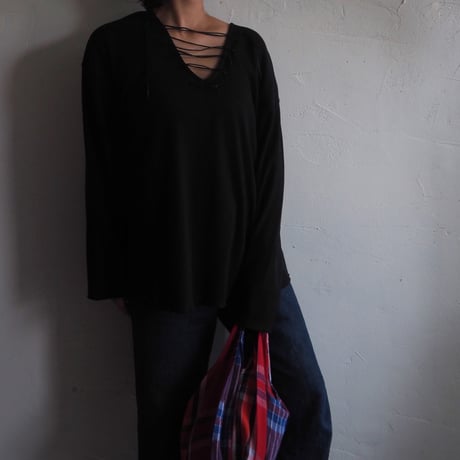 lace up waffle cutsew