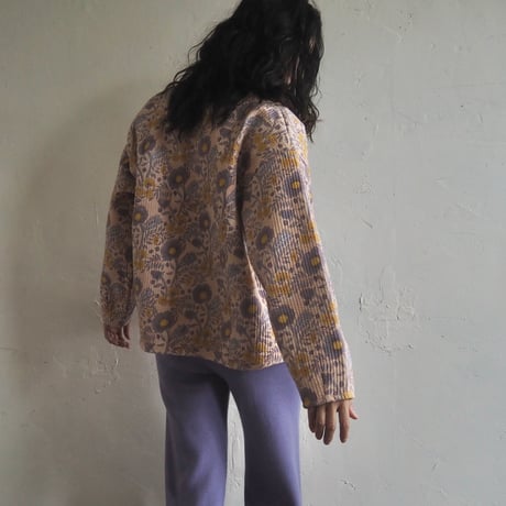 block printed quilting jacket