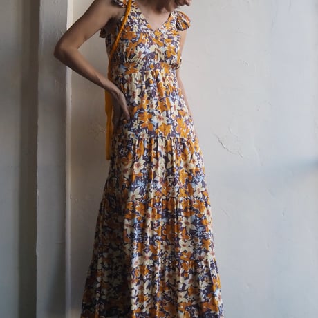 frill sleeve summer dress