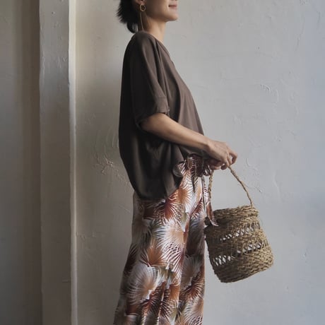 draped oversized crop tee