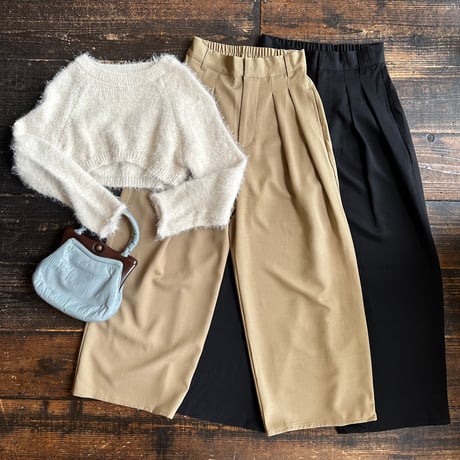 tuck wide pants