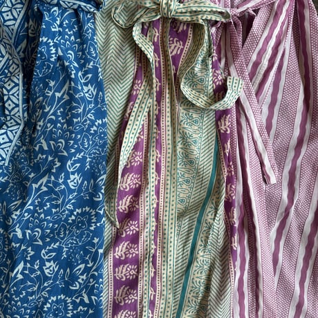 cotton printed long gown