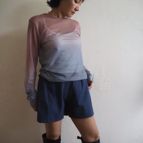 gradation sheer  tops