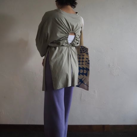rib knit color pants