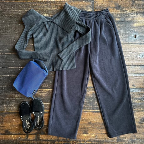 corduroy straight pants