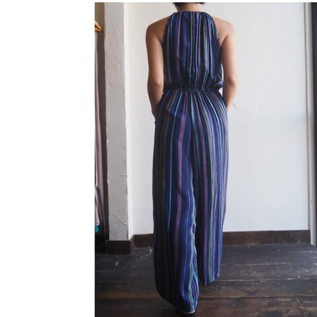 crew neck long rompers