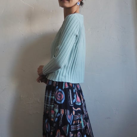 keyhole neckline cardigan