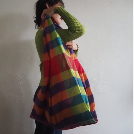 indian gamcha eco bag Lsize