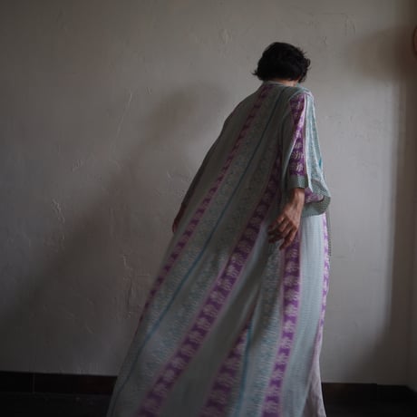 cotton printed long gown