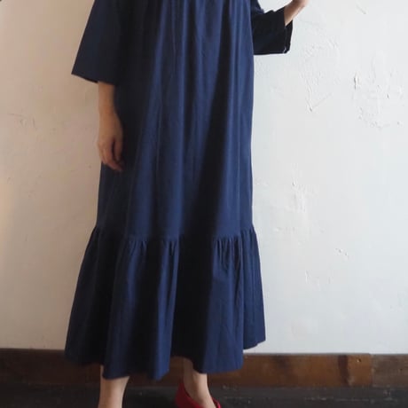 square neck flare dress