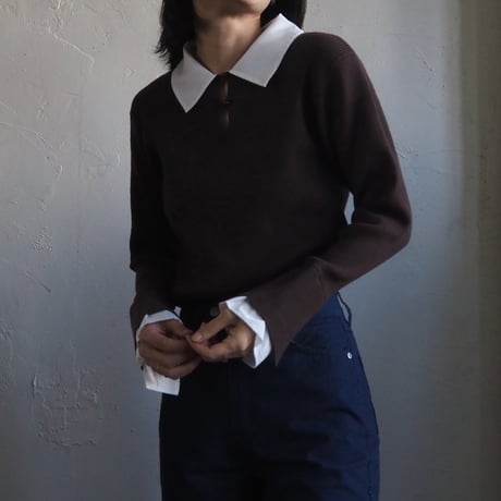 docking shirt knit tops