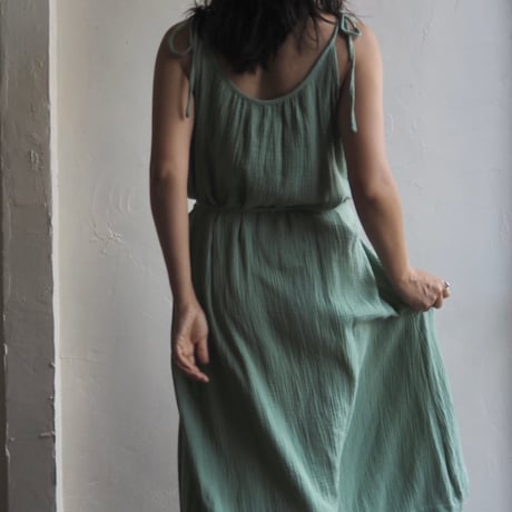 gaze cotton 2way dress
