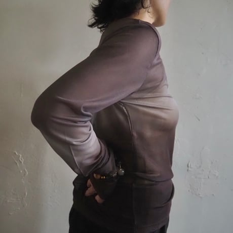 gradation sheer  tops