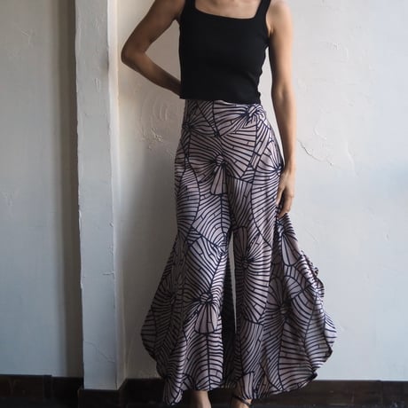 wide flare relax pants