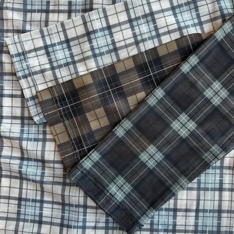 plaid sheer tops