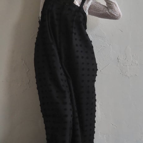 dotted dobby jumpsuit