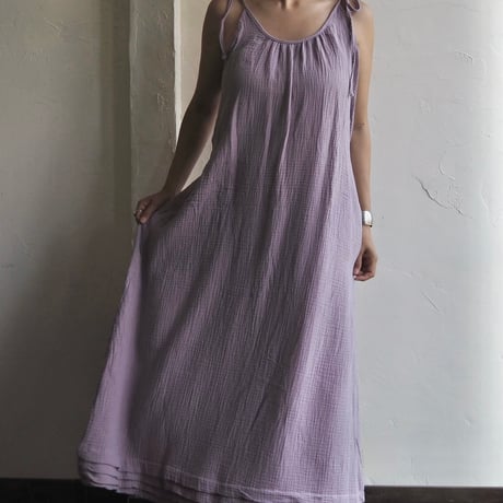 gaze cotton 2way dress