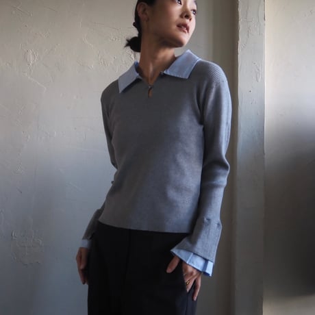 docking shirt knit tops