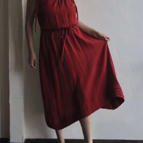 gaze cotton 2way dress