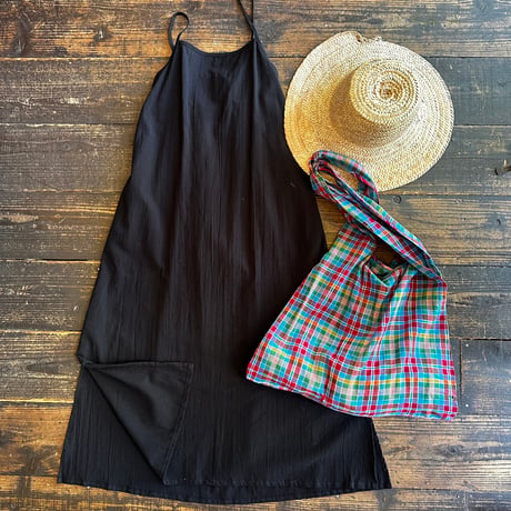 2way cotton simple dress