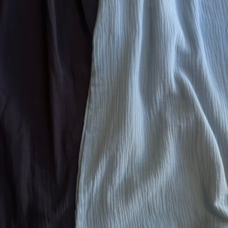 gase cotton 2way A line dress