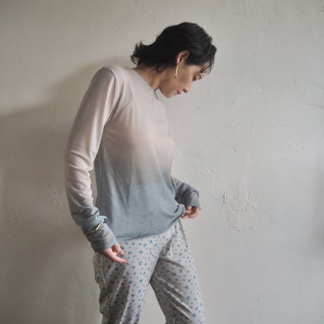 gradation sheer  tops