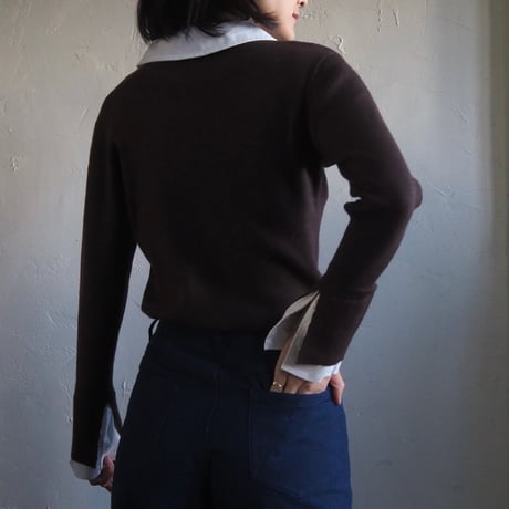docking shirt knit tops