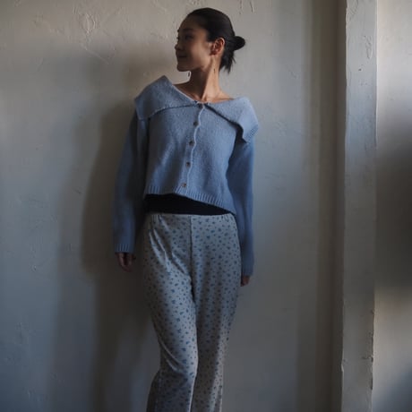 classic mini flower flare pants