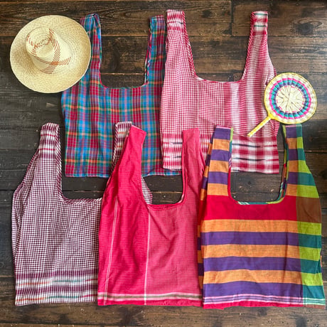 indian gamcha eco bag Lsize