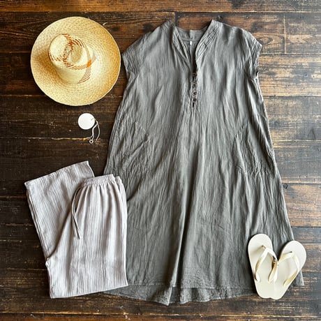 cotton guaze kaftan dress