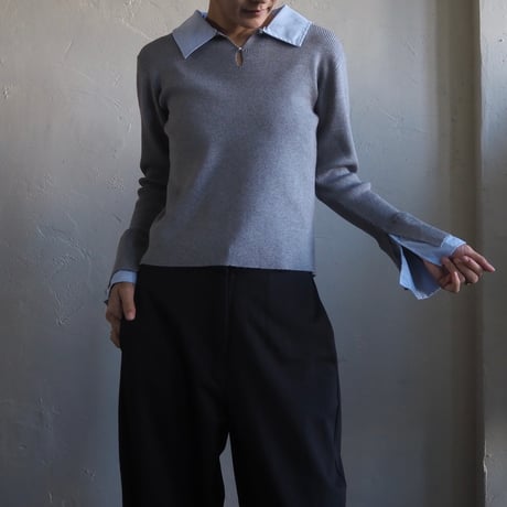 docking shirt knit tops