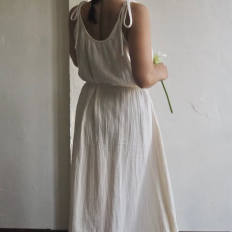 gaze cotton 2way dress