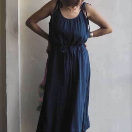 gaze cotton 2way dress