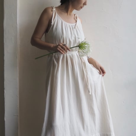 gaze cotton 2way dress