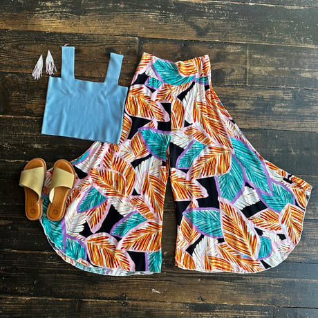 relax wide flare pants