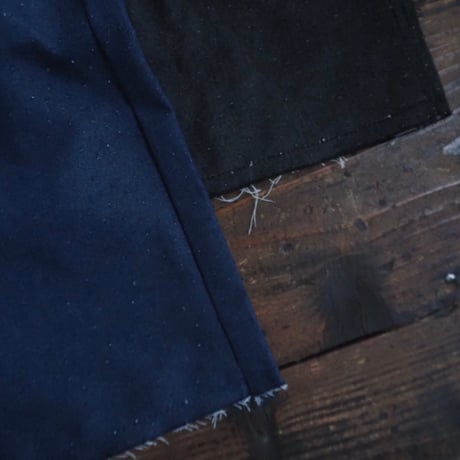 dot damage denim pants