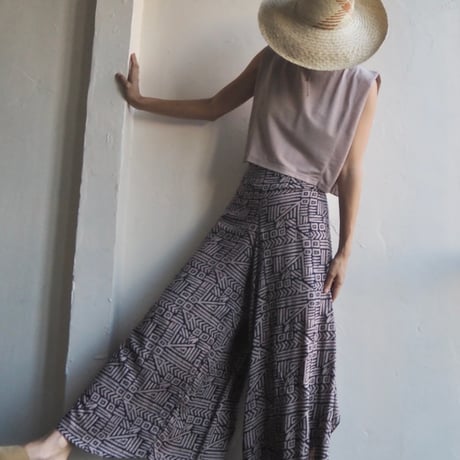 wide flare relax pants