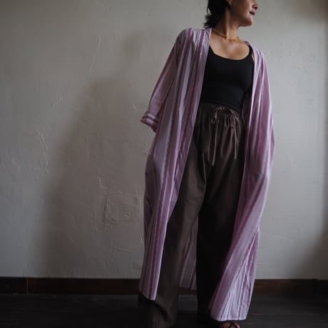 cotton printed long gown