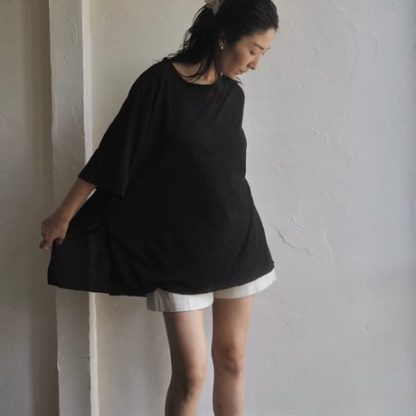 back slit tee tunic