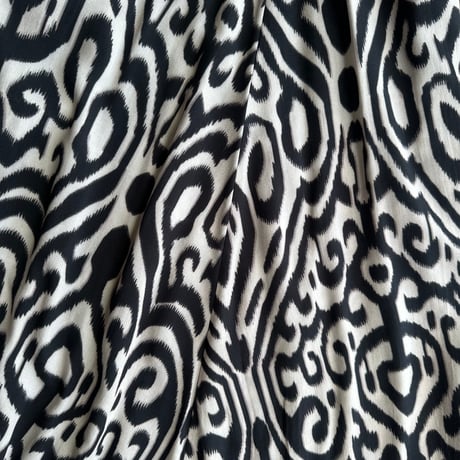 zig zag flare dress