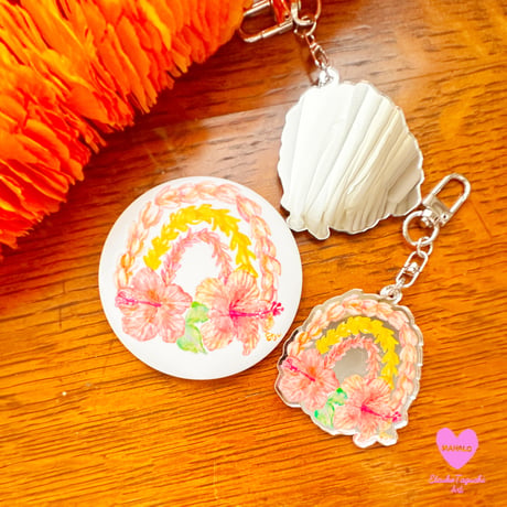 HibiscusFlowerRainbowミラー