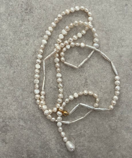 MOLEN super long pearl necklace