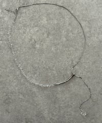 minamo with Herkimer diamonds necklace ハーキマーダイヤモンドネックレス