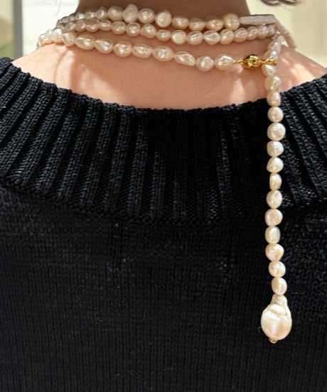 パール ネックレス/ MOLEN (モーレン) super long necklace