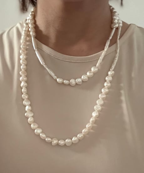 MOLEN super long pearl necklace