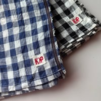 リネン100%  キッチンクロス　ギンガム